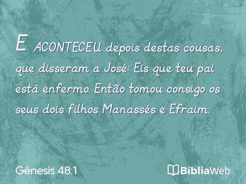 Gênesis 48:1 em imagem para compartilhar
