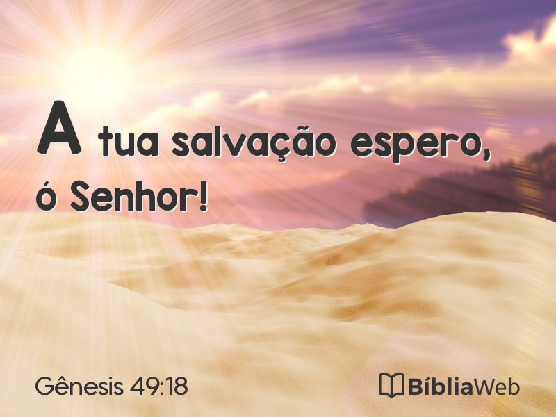 Gênesis 49:18 em imagem para compartilhar