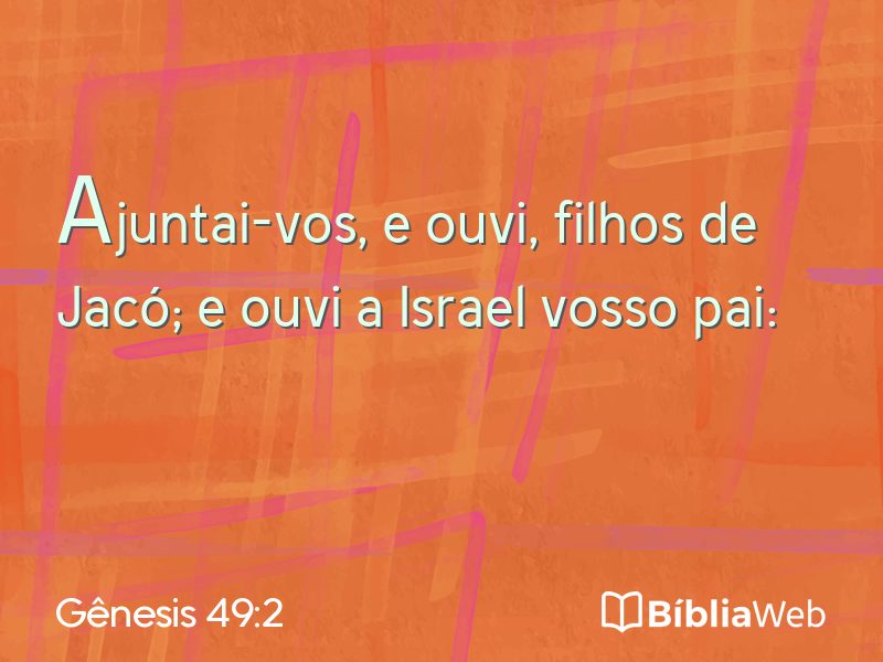 Gênesis 49:2 em imagem para compartilhar