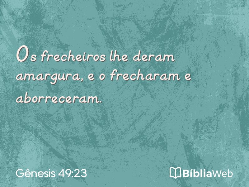 Gênesis 49:23 em imagem para compartilhar