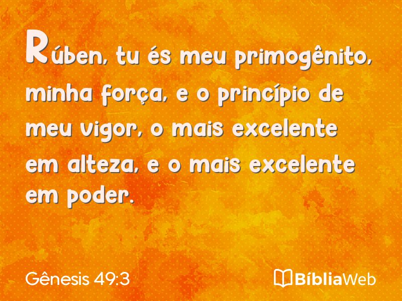 Gênesis 49:3 em imagem para compartilhar