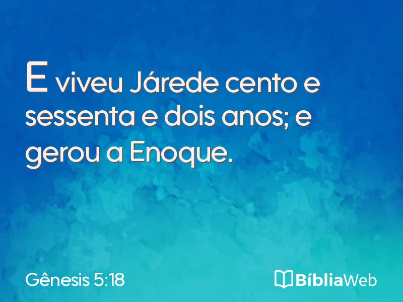 Gênesis 5:18 em imagem para compartilhar