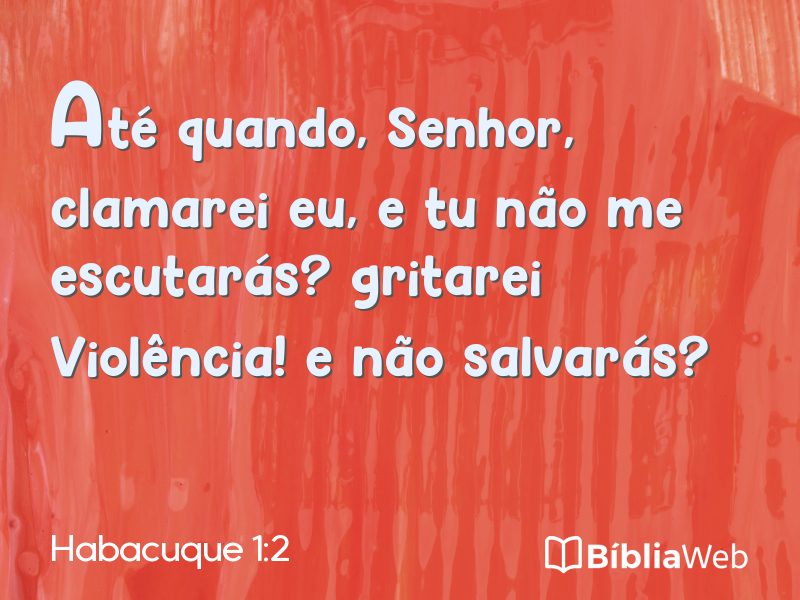 Habacuque 1:2 em imagem para compartilhar