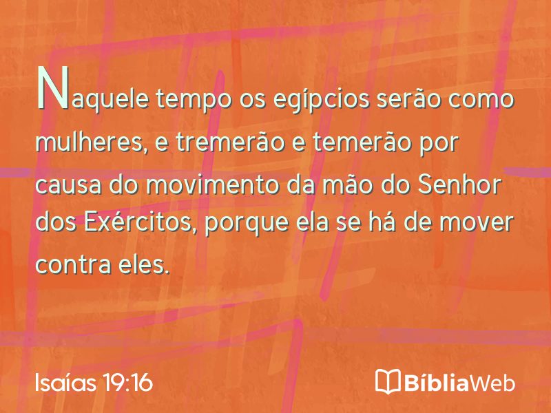Isaías 19:16 em imagem para compartilhar