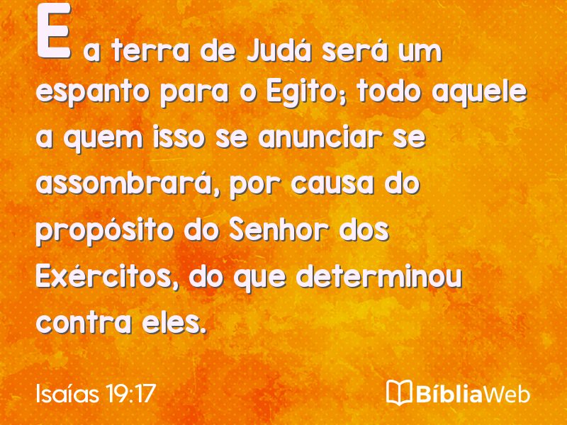 Isaías 19:17 em imagem para compartilhar