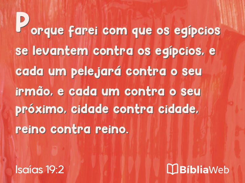 Isaías 19:2 em imagem para compartilhar