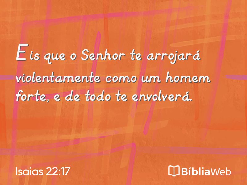 Isaías 22:17 em imagem para compartilhar