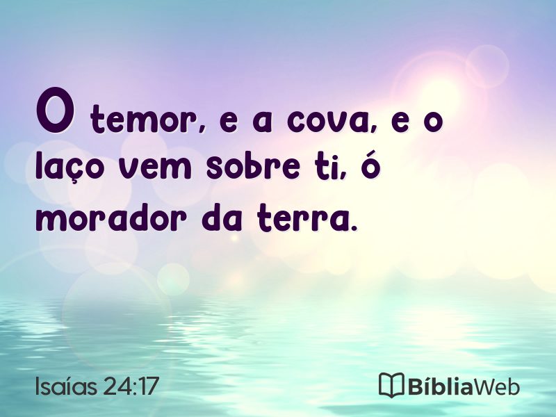 Isaías 24:17 em imagem para compartilhar