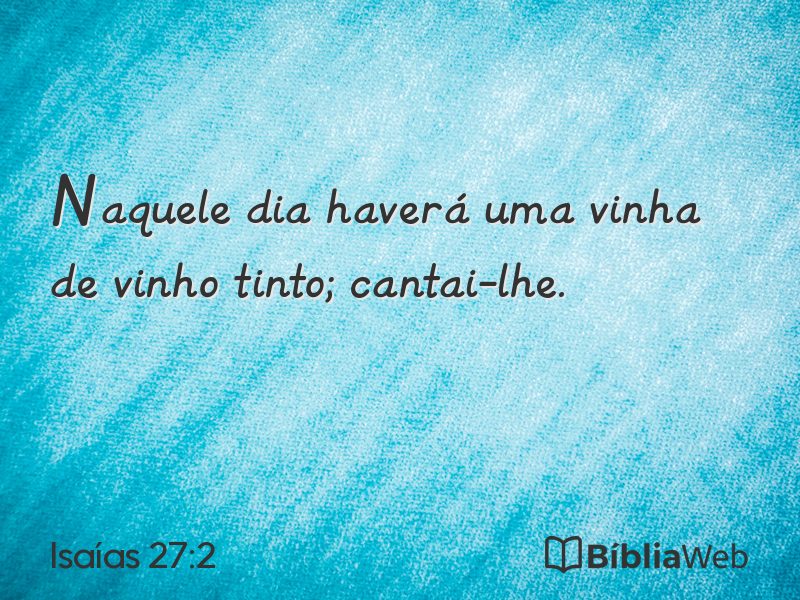 Isaías 27:2 em imagem para compartilhar