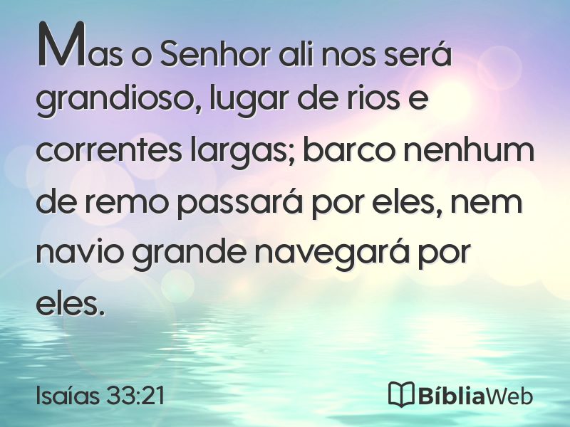 Isaías 33:21 em imagem para compartilhar
