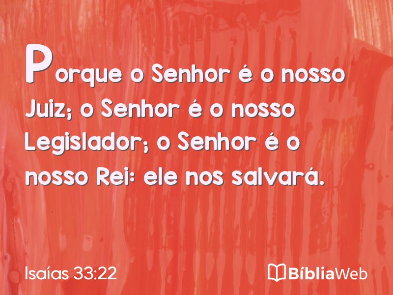Isaías 33:22 em imagem para compartilhar