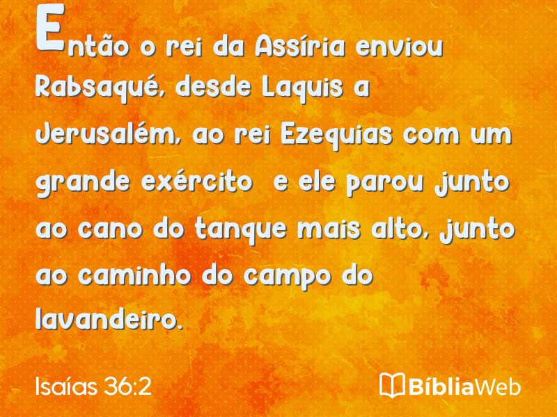 Isaías 36:2 em imagem para compartilhar