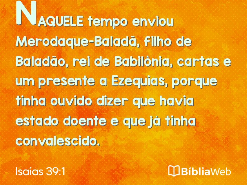 Isaías 39:1 em imagem para compartilhar
