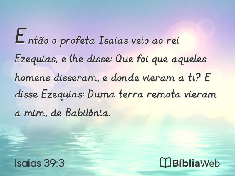 Isaías 39:3 em imagem para compartilhar