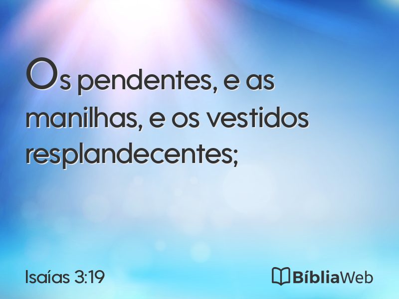 Isaías 3:19 em imagem para compartilhar
