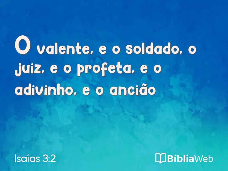 Isaías 3:2 em imagem para compartilhar