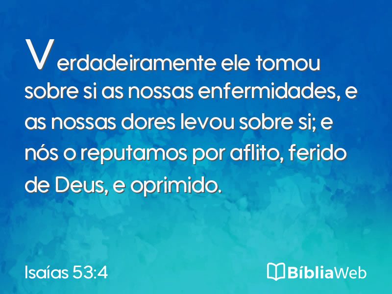 Isaías 53:4 em imagem para compartilhar