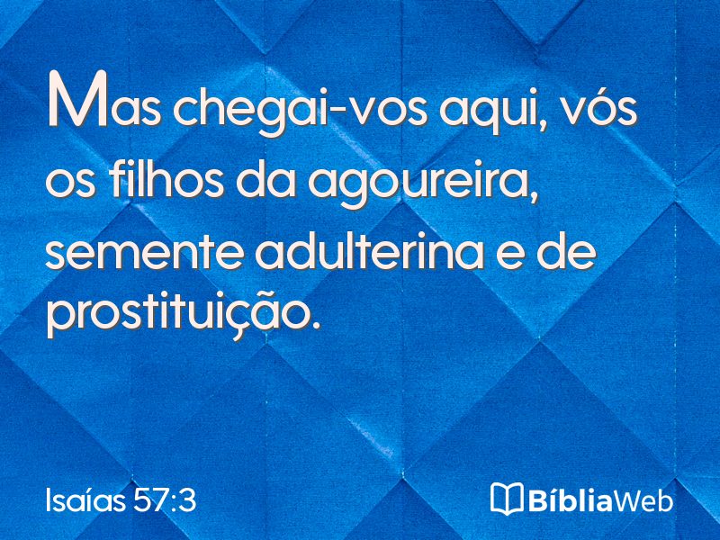 Isaías 57:3 em imagem para compartilhar