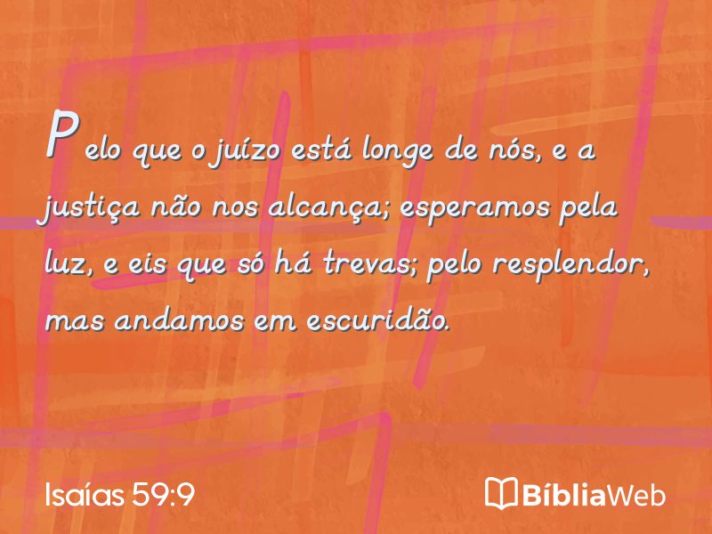 Isaías 59:9 em imagem para compartilhar