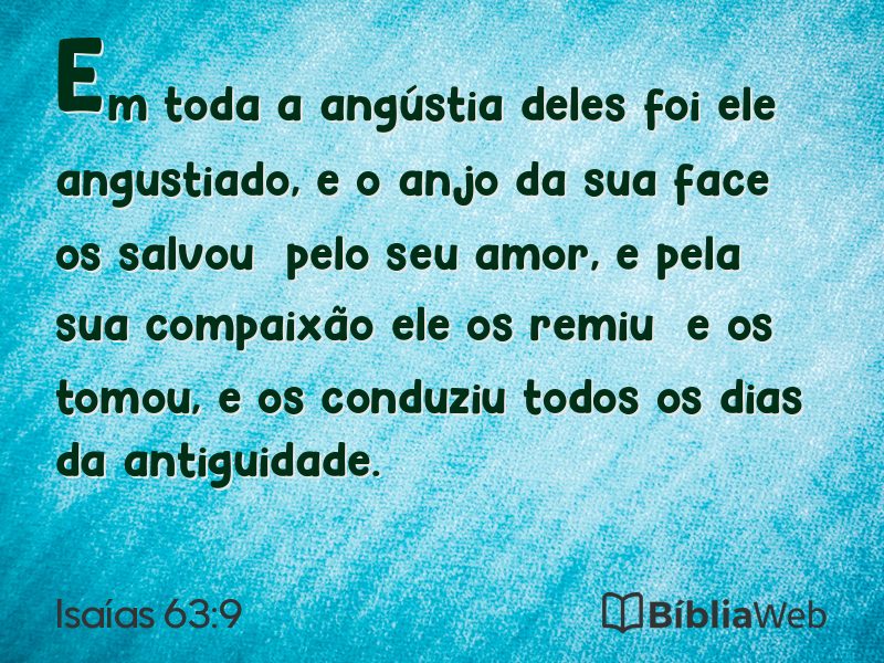 Isaías 63:9 em imagem para compartilhar