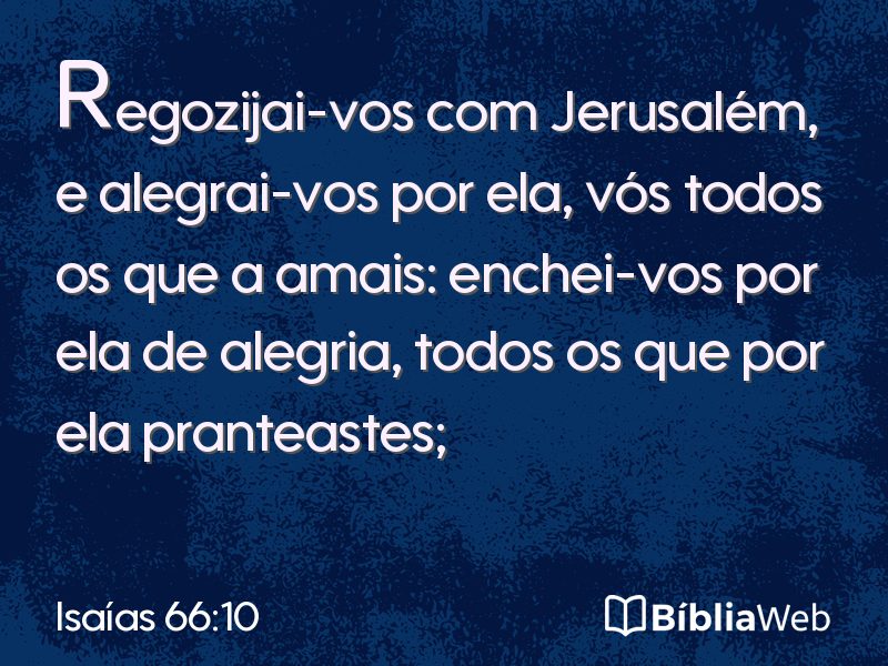 Isaías 66:10 em imagem para compartilhar