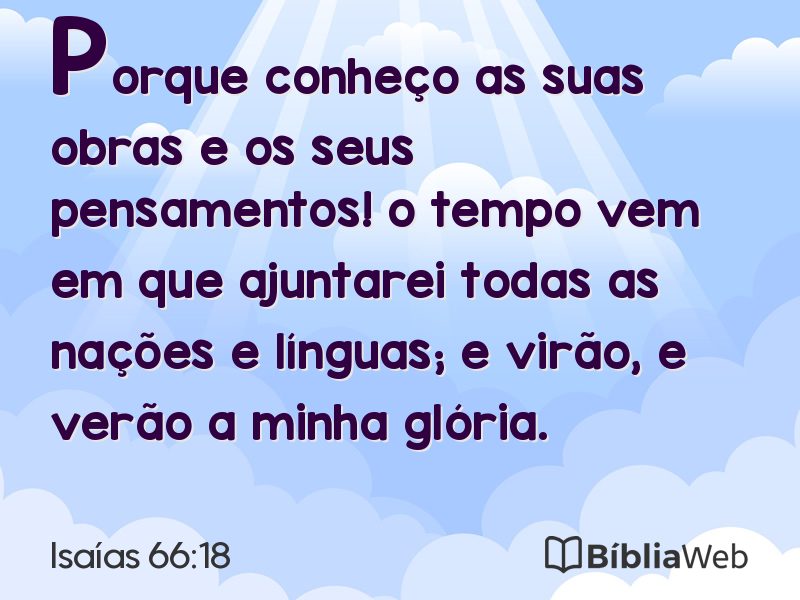 Isaías 66:18 em imagem para compartilhar