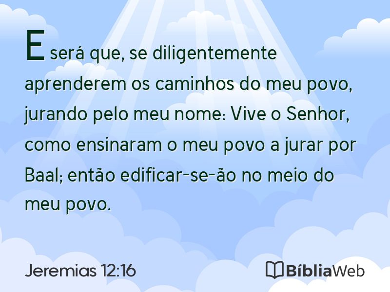 Jeremias 12:16 em imagem para compartilhar