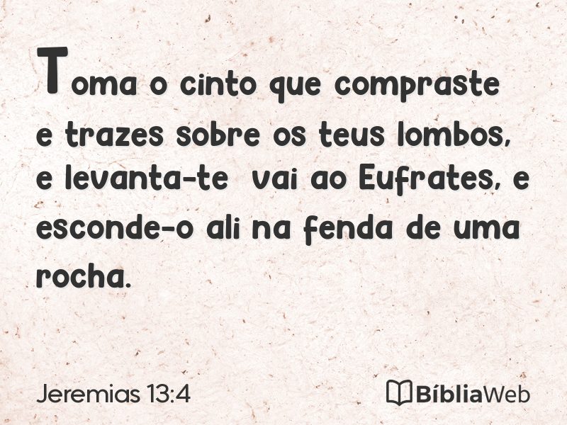 Jeremias 13:4 em imagem para compartilhar