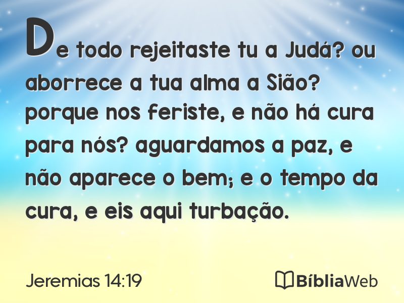 Jeremias 14:19 em imagem para compartilhar