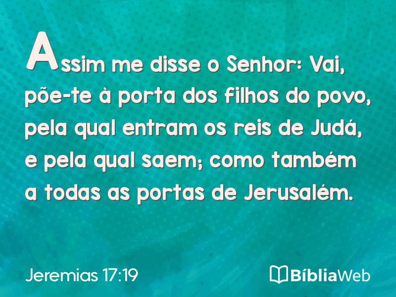 Jeremias 17:19 em imagem para compartilhar