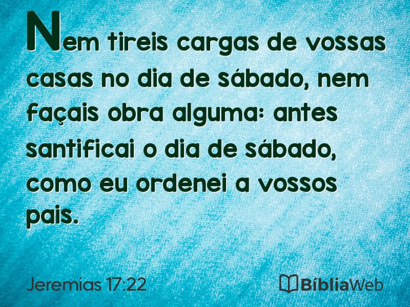 Jeremias 17:22 em imagem para compartilhar