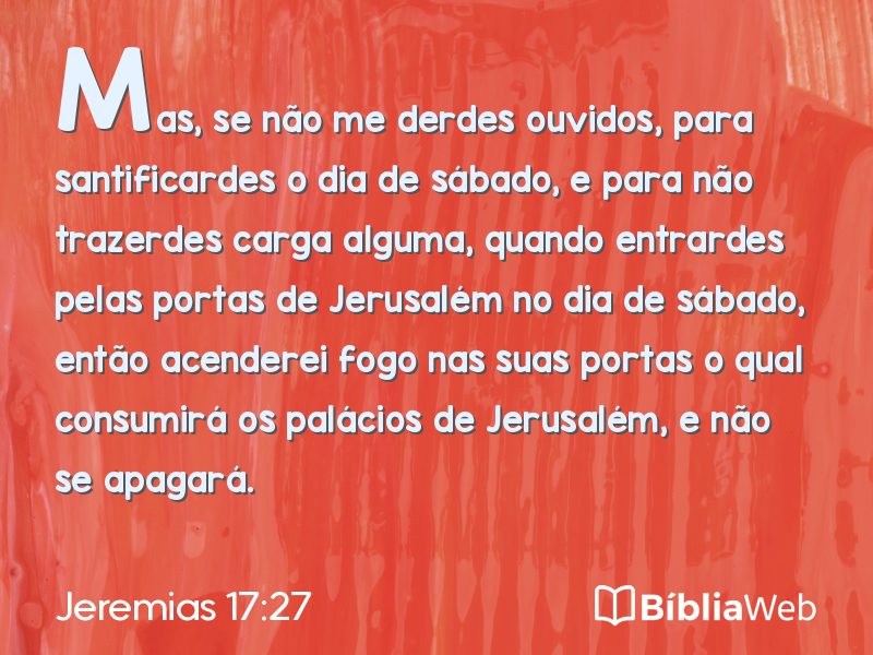 Jeremias 17:27 em imagem para compartilhar