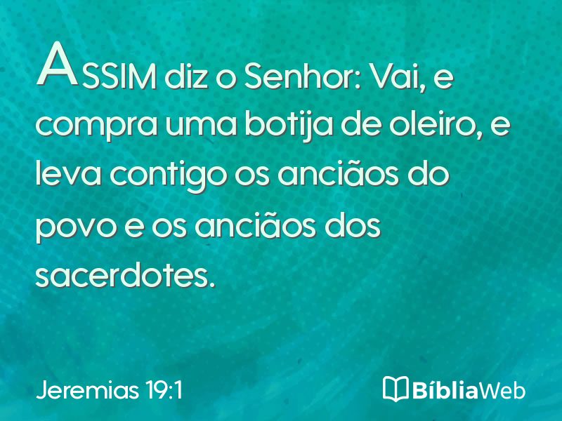 Jeremias 19:1 em imagem para compartilhar