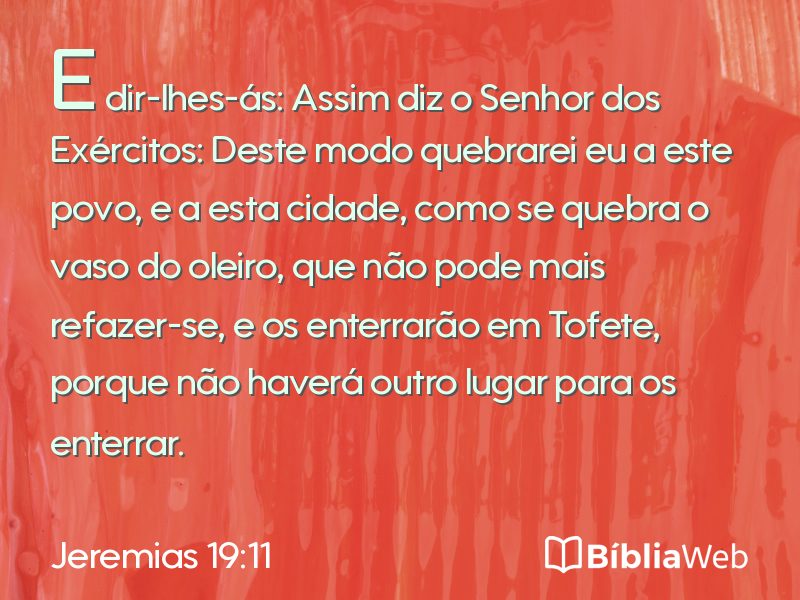Jeremias 19:11 em imagem para compartilhar