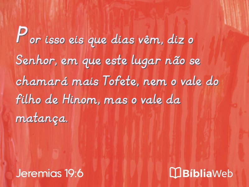 Jeremias 19:6 em imagem para compartilhar