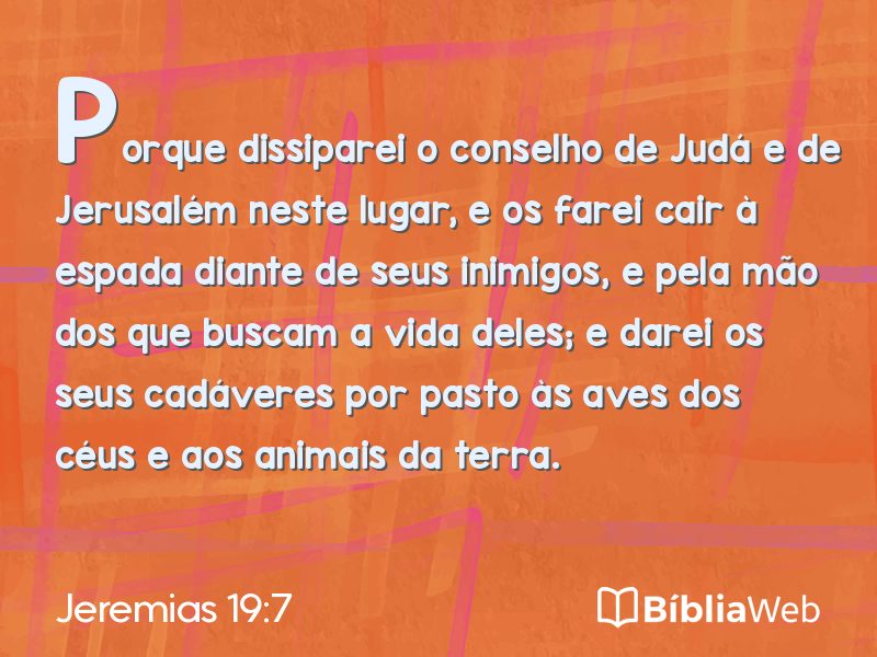 Jeremias 19:7 em imagem para compartilhar