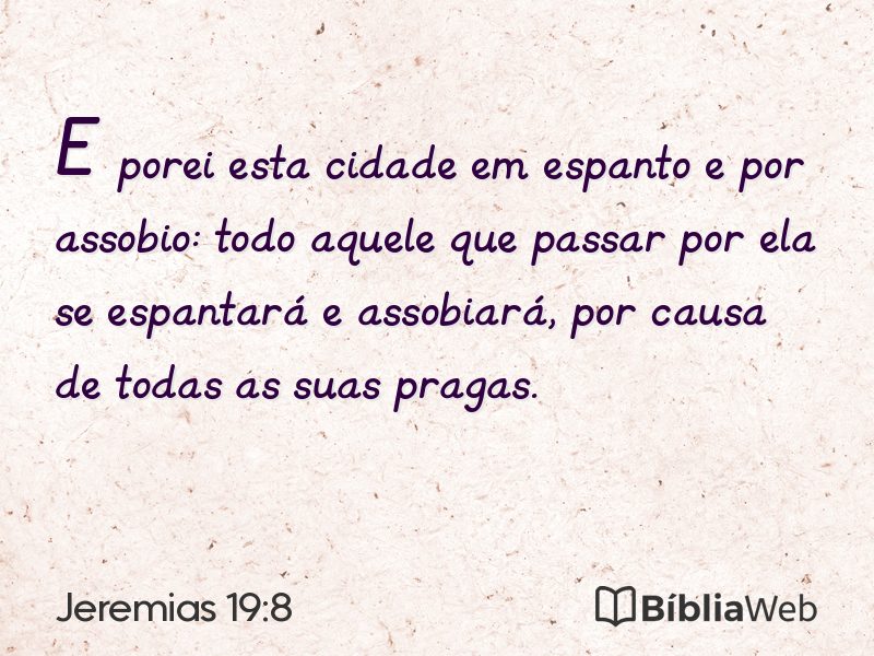 Jeremias 19:8 em imagem para compartilhar