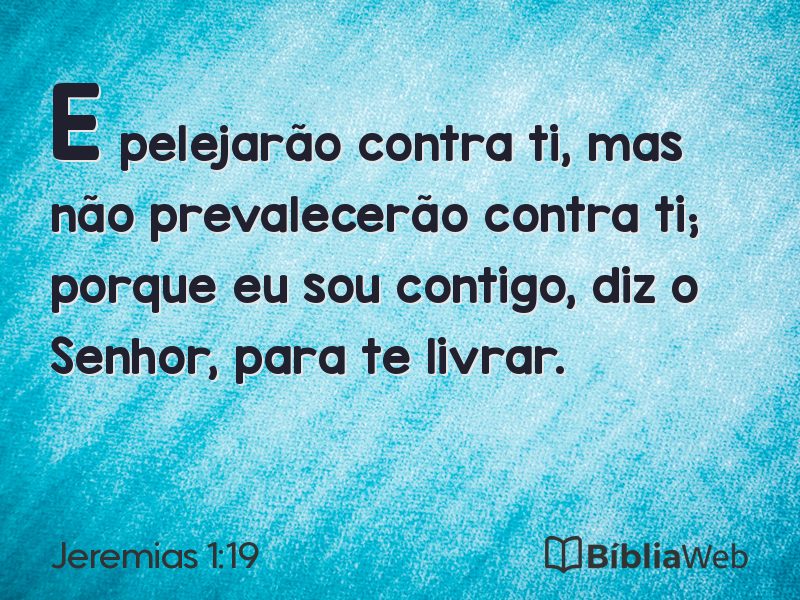 Jeremias 1:19 em imagem para compartilhar