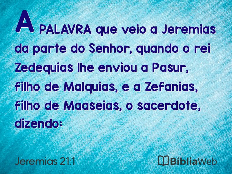 Jeremias 21:1 em imagem para compartilhar