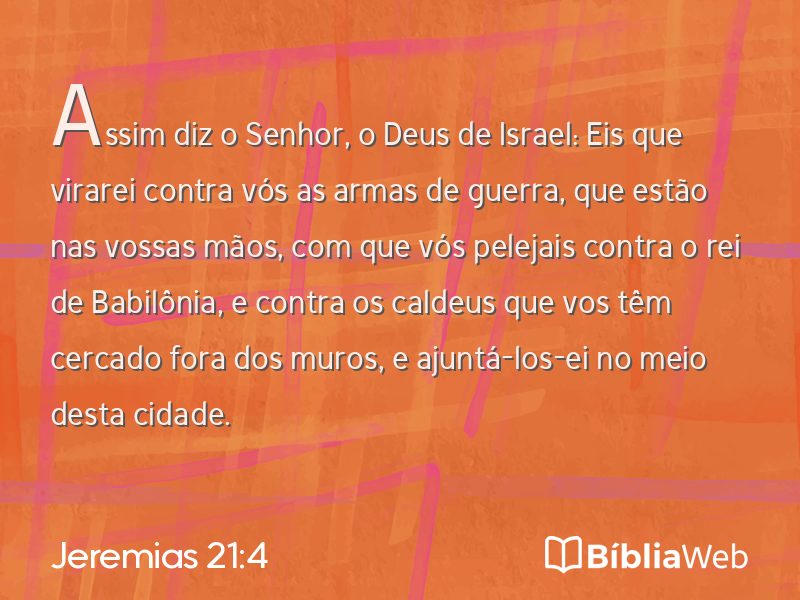 Jeremias 21:4 em imagem para compartilhar