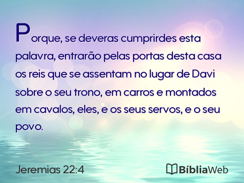 Jeremias 22:4 em imagem para compartilhar