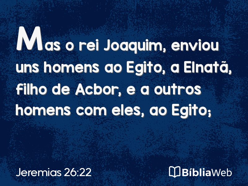 Jeremias 26:22 em imagem para compartilhar