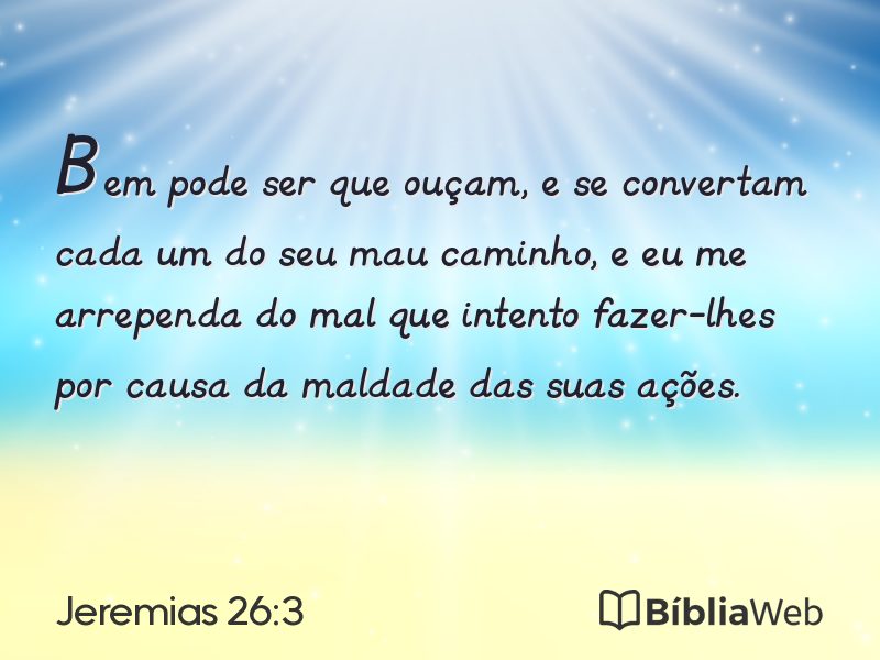 Jeremias 26:3 em imagem para compartilhar