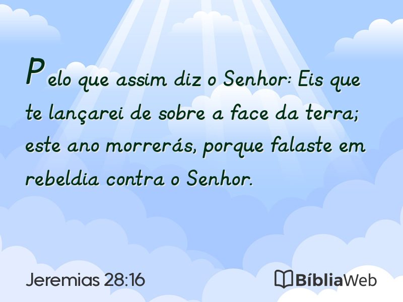 Jeremias 28:16 em imagem para compartilhar