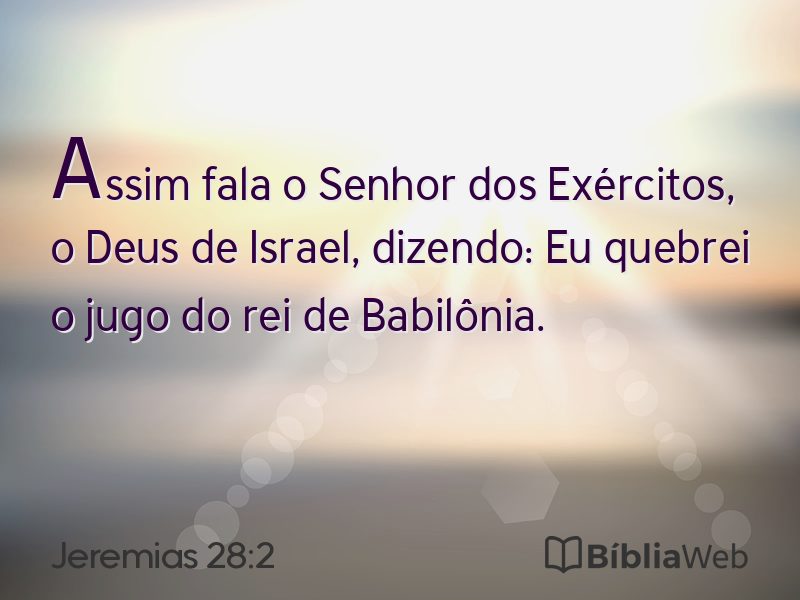 Jeremias 28:2 em imagem para compartilhar