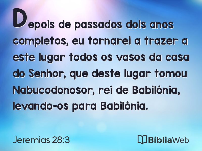 Jeremias 28:3 em imagem para compartilhar