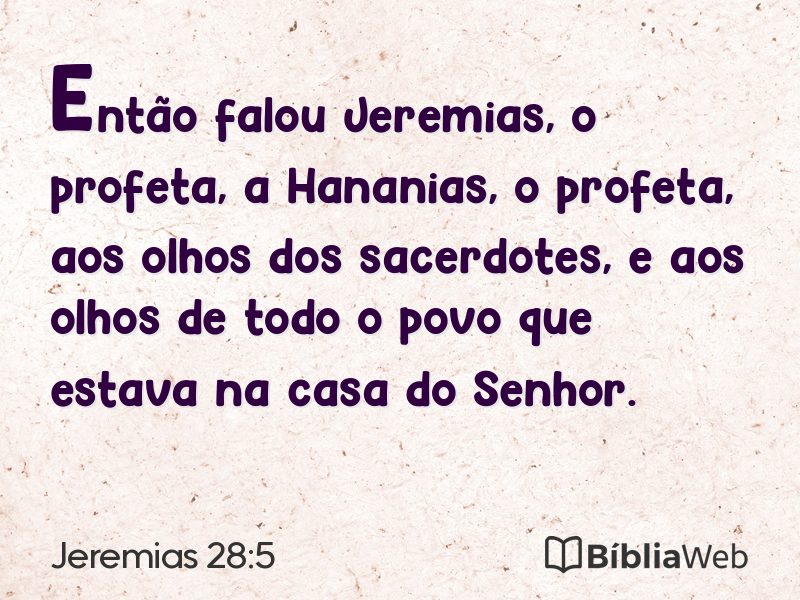Jeremias 28:5 em imagem para compartilhar