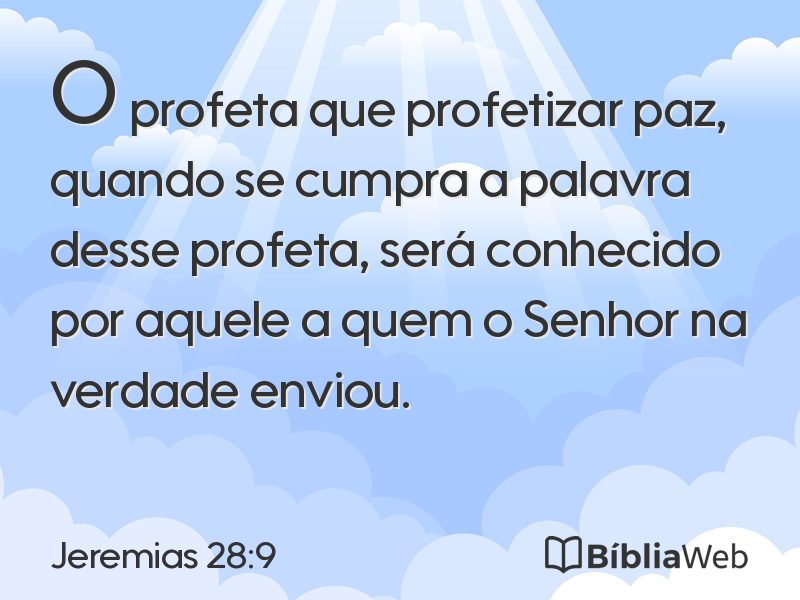 Jeremias 28:9 em imagem para compartilhar