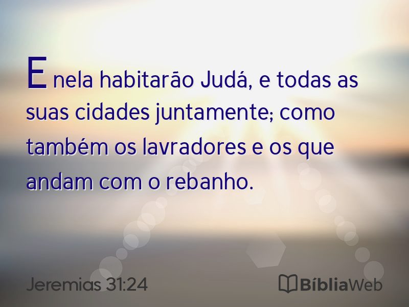Jeremias 31:24 em imagem para compartilhar