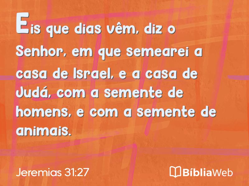 Jeremias 31:27 em imagem para compartilhar